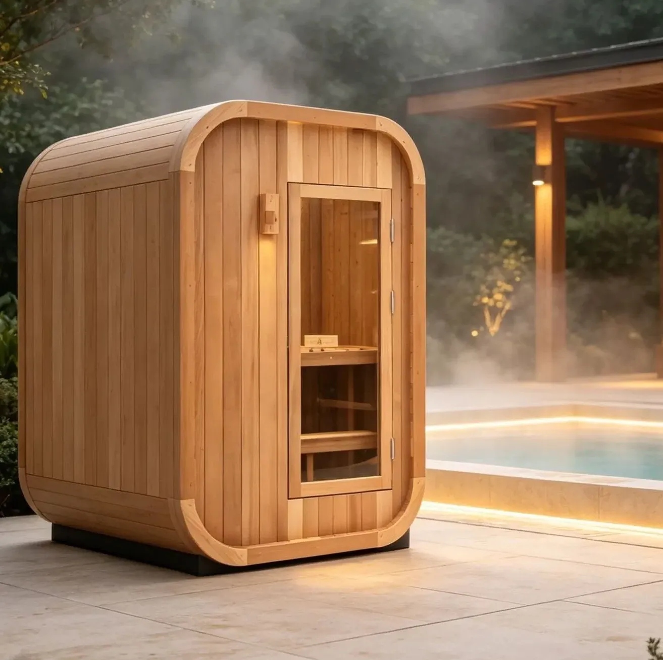 Sauna cube Kuutio 4 places, vue 5 sur 8