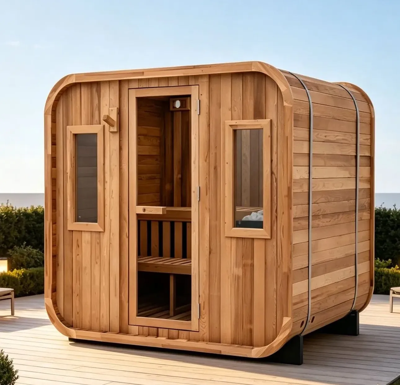 Sauna cube Kuutio 4 places, vue 7 sur 8
