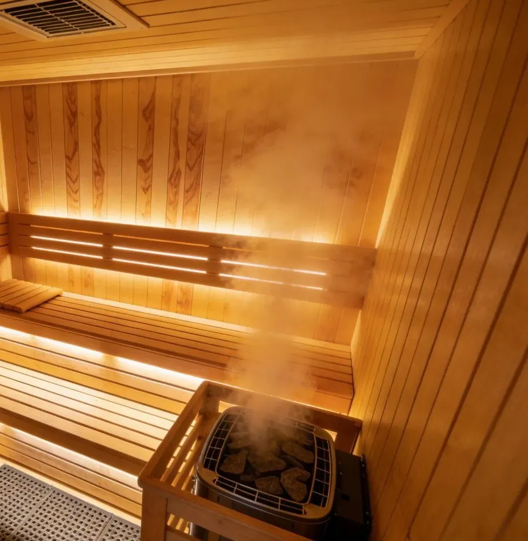 Sauna cube Kuutio anthracite 4 places, vue 6 sur 8