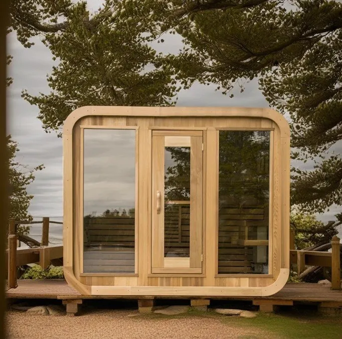Sauna cube Talo 6 à 8 places, vue 2 sur 7