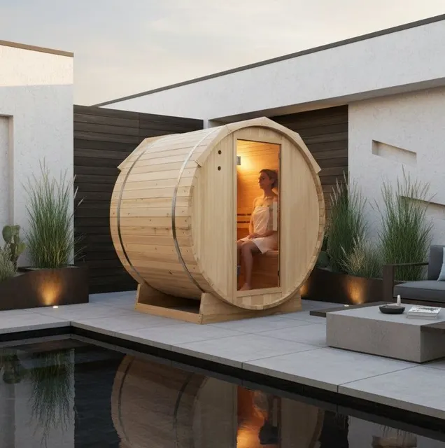 Saunas tonneau extérieurs