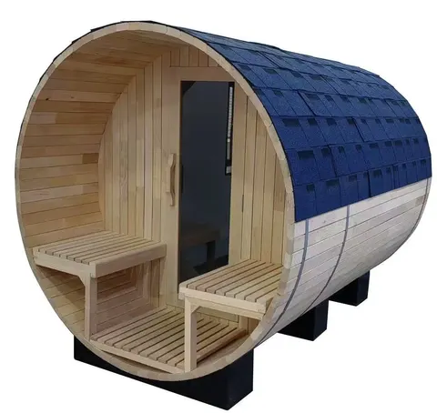 Sauna tonneau Meri 4 places Ø 180 × 180 cm