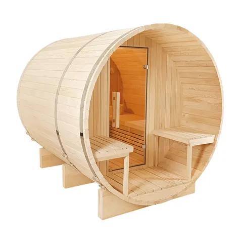 Sauna tonneau Oulu 4 à 6 places Ø 180 × 210 cm