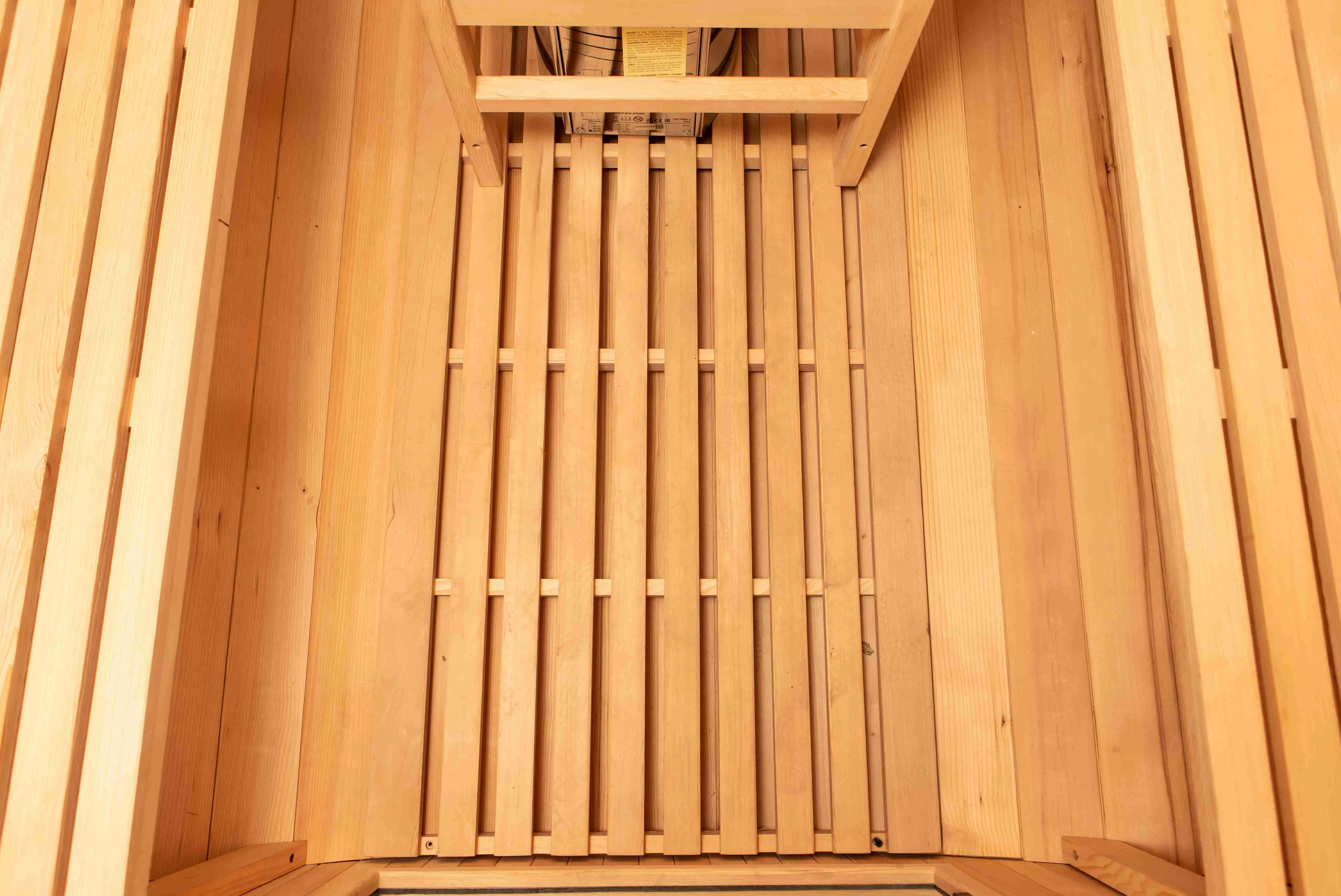 Sauna tonneau panoramique Kaari 4 places Ø 190 × 170 cm, vue 7 sur 8